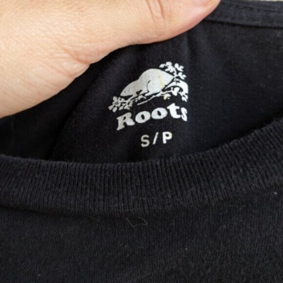 Roots black long sleeve tee shirt - Picture 3 of 4